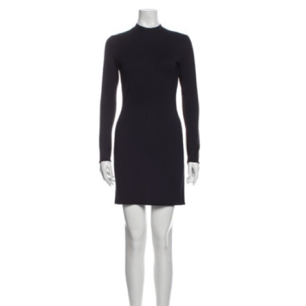 Rag & Bone Mock Turtleneck Tuxedo Stripe Sheath